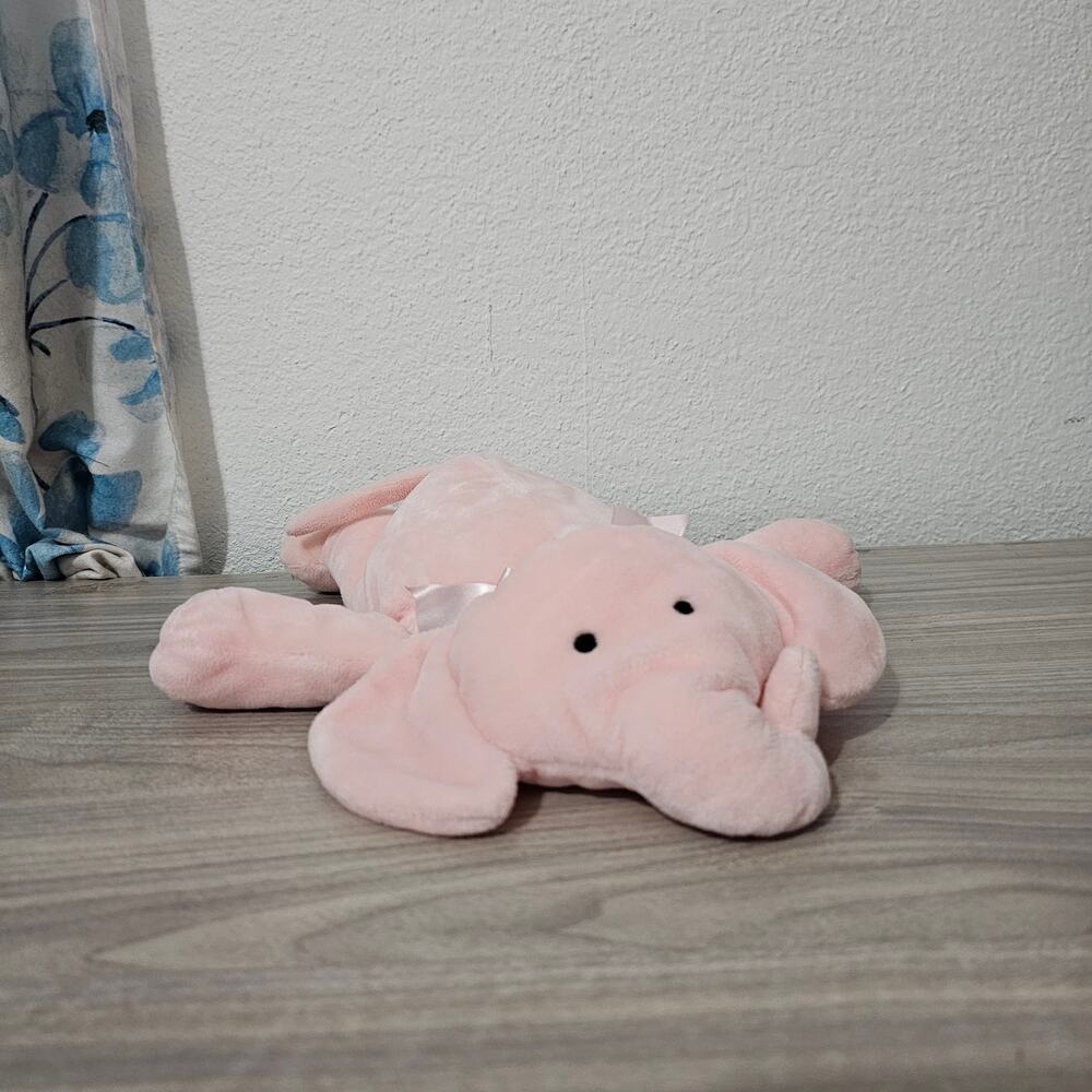 North American Bear Company Flatophant Pink Elephant Plush Vintage Pastels